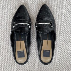 Dolce Vita Black Textured Loafers